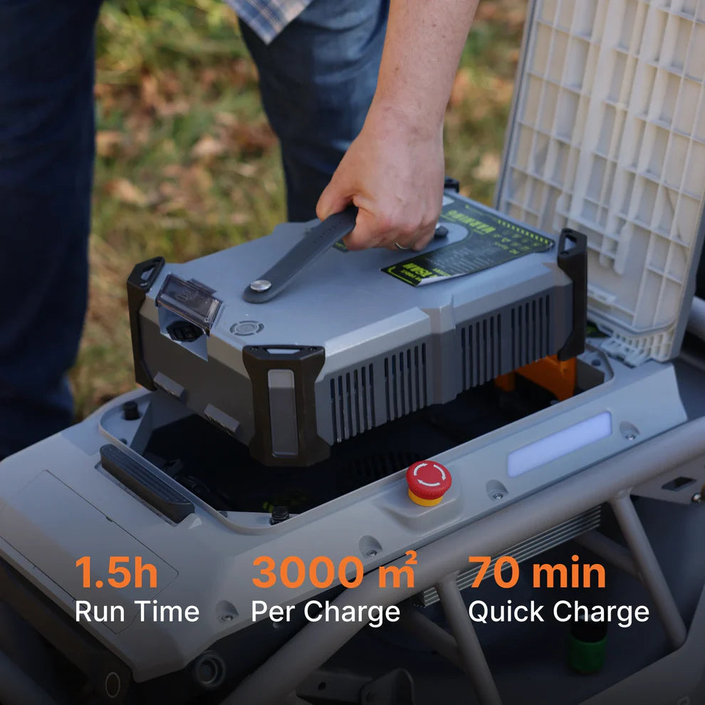 Mowrator S1 2WD Remote Control Lawn Mower for Flat Lawns & 45% Slopes