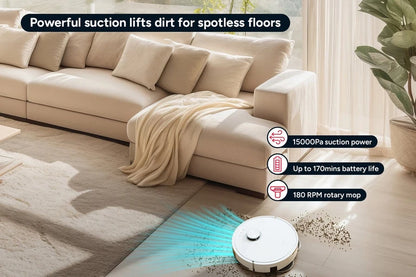 LX20 Pro Ultra Robot Vacuum and Mop with Self-Cleaning and Drying