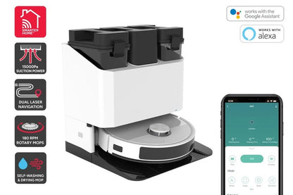 LX20 Pro Ultra Robot Vacuum and Mop with Self-Cleaning and Drying